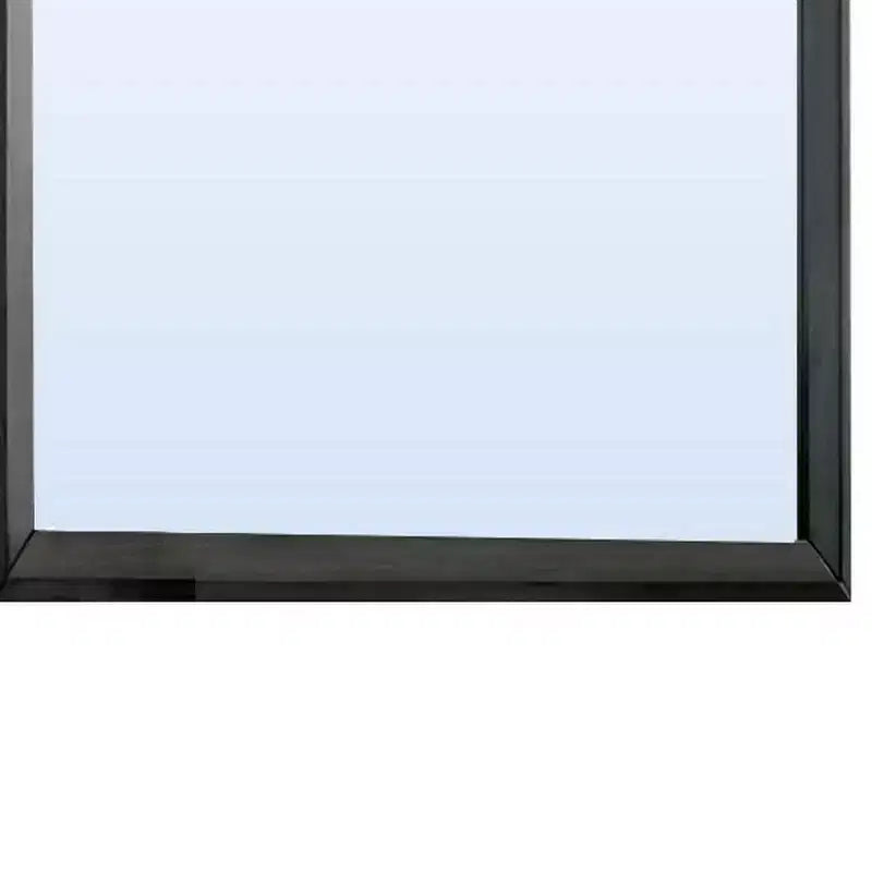 Miroir Contemporain Rectangulaire Royal Hampton 45 pouces avec Cadre en Bois, Gris