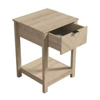 Table de chevet à 1 tiroir et étagère ouverte Galano 16,5 L x 15,4 P x 23,2 H
