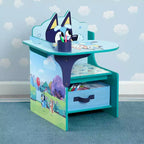 Bureau et chaise pour enfant Bluey Delta Children avec rangement