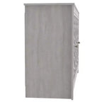 Bahut Galano avec Portes Décoratives Découpées en Noir 58.4 L  15.7 P  30 H