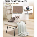 Fauteuil œuf surdimensionné en osier avec pouf et 5 coussins, chaise longue en rotin pour l'intérieur, le patio et le porche