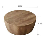 Table basse de forme tambour industrielle GDFStudio Wren