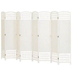 Paravent pliant 8 panneaux Séparateur de pièce portable en fibre ondulée pour bureau à domicile
