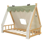 Lit Cabane Tente Polibi pour Enfants avec Lumières et Lucarne