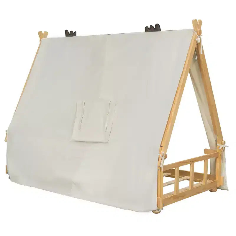 Lit Cabane Tente Polibi pour Enfants avec Lumières et Lucarne