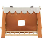 Lit Cabane Tente Polibi pour Enfants avec Lumières et Lucarne