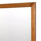 Miroir Royal Hampton style milieu de siècle, finition chêne