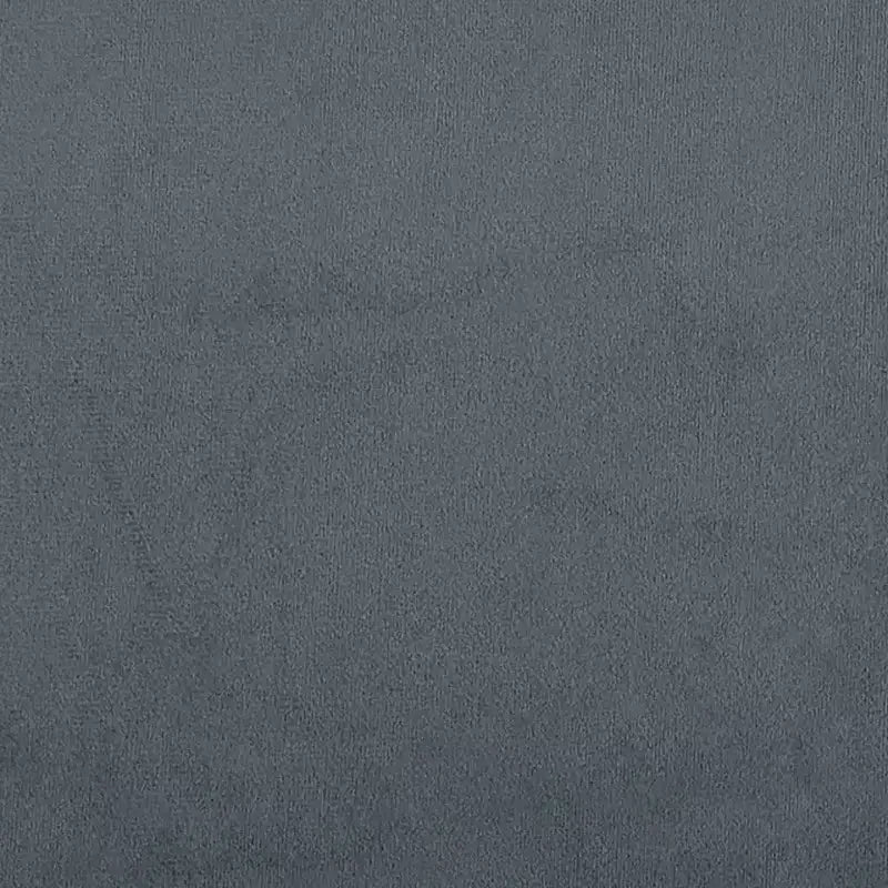 Cadre de lit Velours gris foncé (100 % polyester), contreplaqué, bois composite