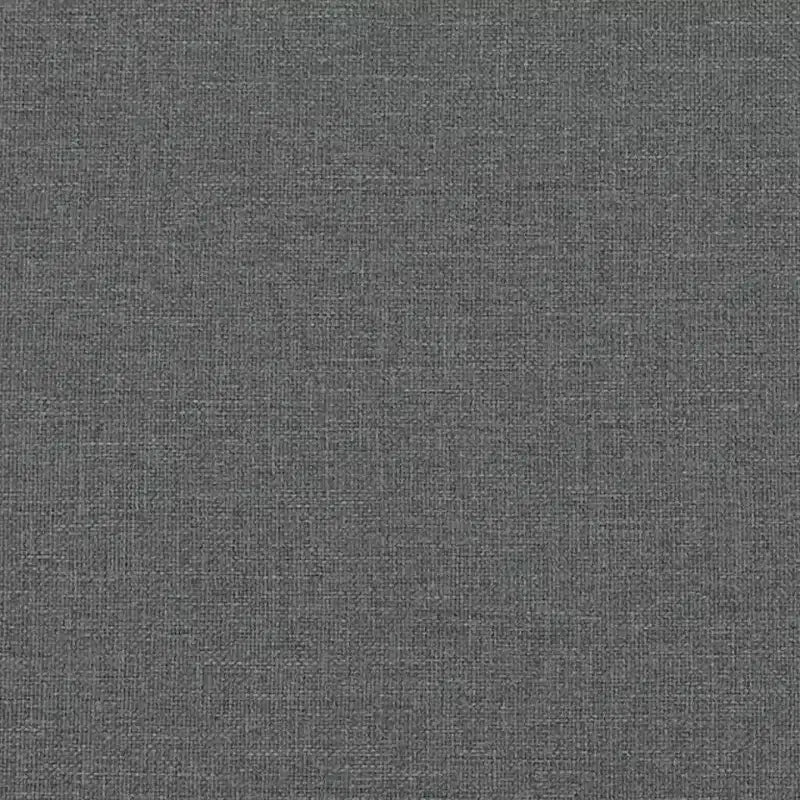 Cadre de lit avec tête de lit Gris Foncé 100% Polyester Twin XL