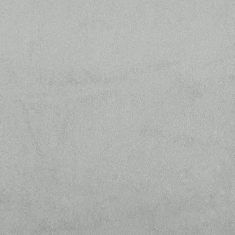 Lit de repos velours gris clair, métal, contreplaqué, bois massif lit simple