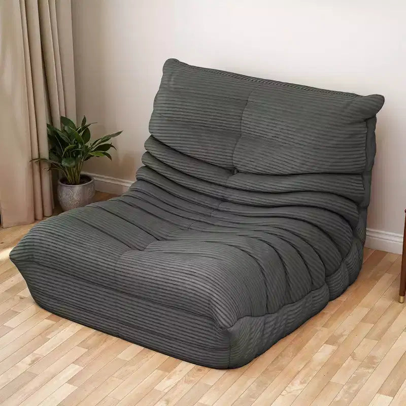 Pouf paresseux avec mousse à mémoire de forme pour salon, appartement, chaise longue moelleuse