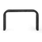 52 Console de Table d'Entrée Étroite à Bord Courbé, Console Derrière le Canapé, Table de Couloir Mince Moderne pour Salon - Panipeachy