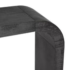 52 Console de Table d'Entrée Étroite à Bord Courbé, Console Derrière le Canapé, Table de Couloir Mince Moderne pour Salon - Panipeachy