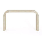 52 Console de Table d'Entrée Étroite à Bord Courbé, Console Derrière le Canapé, Table de Couloir Mince Moderne pour Salon - Panipeachy