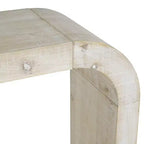 52 Console de Table d'Entrée Étroite à Bord Courbé, Console Derrière le Canapé, Table de Couloir Mince Moderne pour Salon - Panipeachy