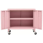 vidaXL Meuble de rangement Vert olive Acier Meuble de rangement moyen