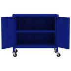 vidaXL Meuble de rangement Vert olive Acier Meuble de rangement moyen