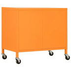 vidaXL Meuble de rangement Vert olive Acier Meuble de rangement moyen