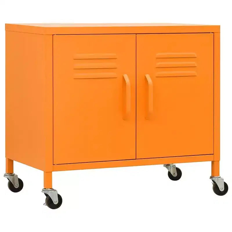 vidaXL Meuble de rangement Vert olive Acier Meuble de rangement moyen
