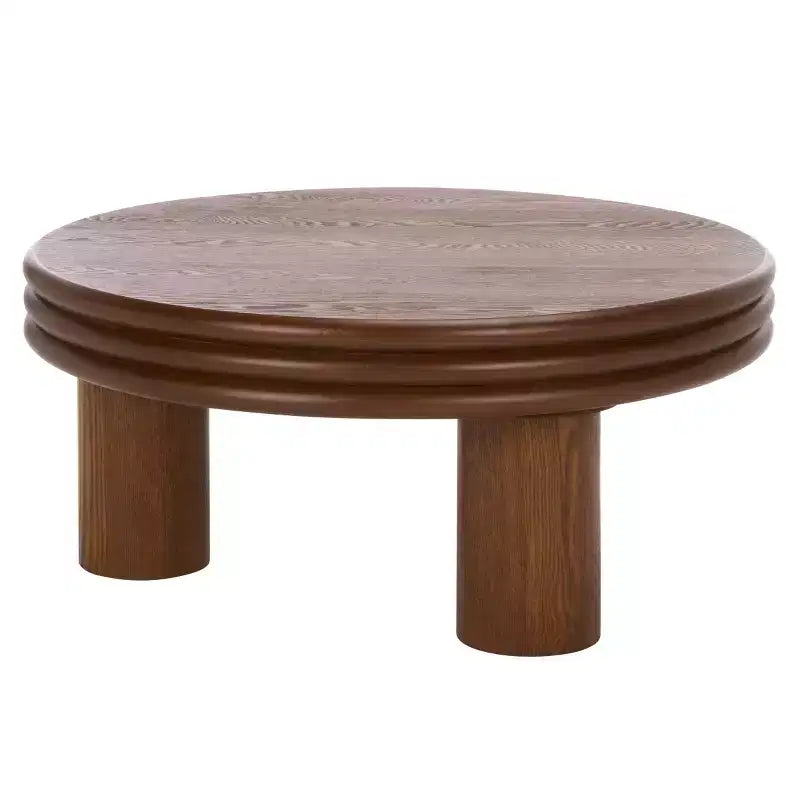 Table basse ronde Averny - COF2318A - Noyer - Safavieh