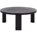 Gaby Round Coffee Table - COF2319A - Black - Safavieh