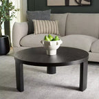 Table basse ronde Gaby - COF2319A - Noir - Safavieh