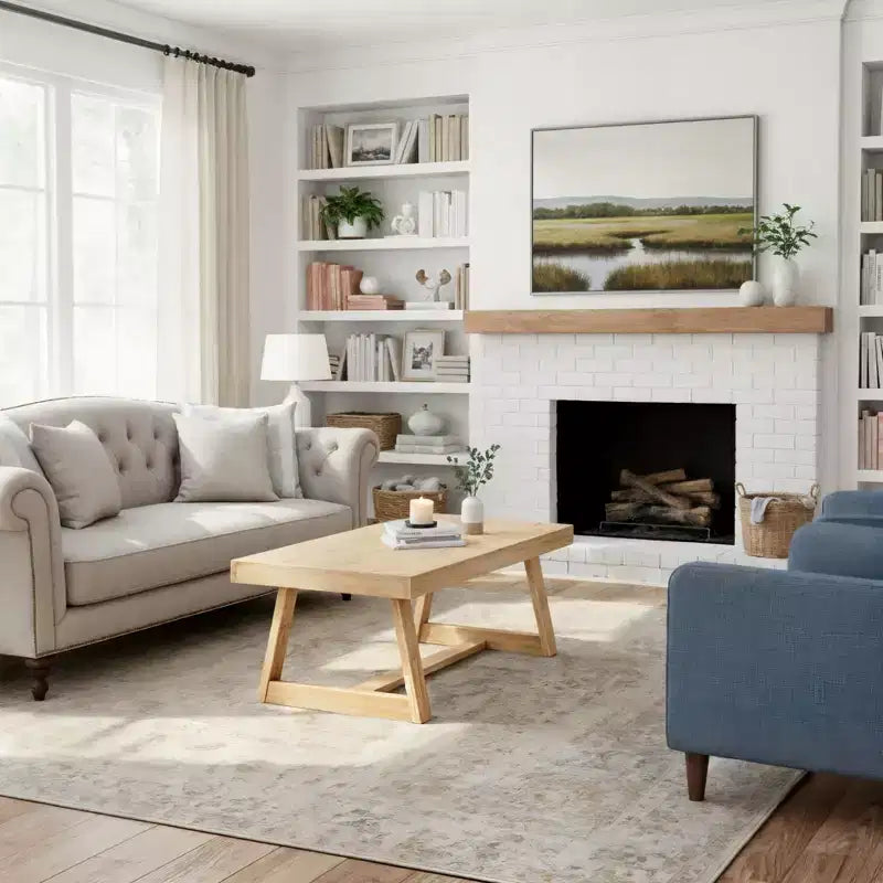 Classic Rectangular Coffee Table (54in x 24in / 1371mm x 609mm)