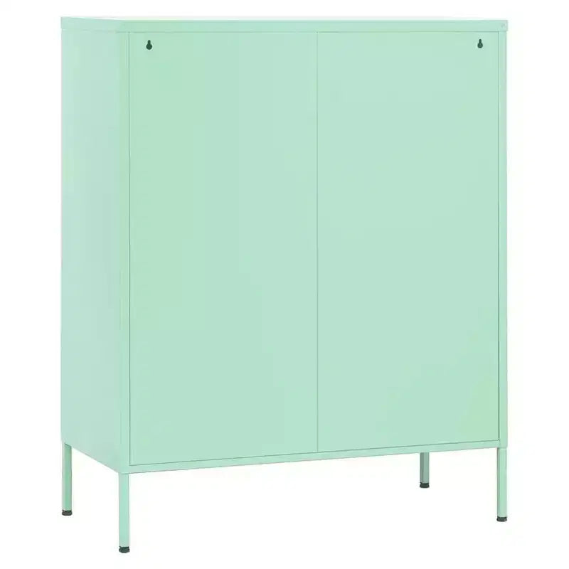 vidaXL Armoire de rangement Acier Jaune moutarde 80x35x101,5 cm