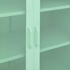 vidaXL Armoire de rangement Acier Jaune moutarde 80x35x101,5 cm