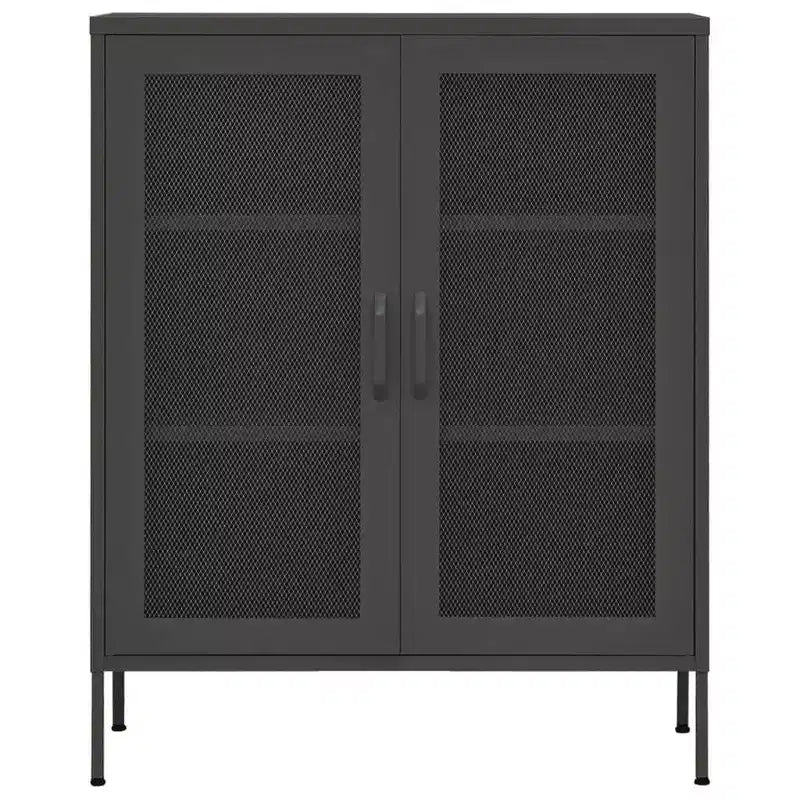 vidaXL Armoire de rangement Acier Jaune moutarde 80x35x101,5 cm