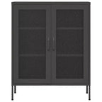 vidaXL Armoire de rangement Acier Jaune moutarde 80x35x101,5 cm