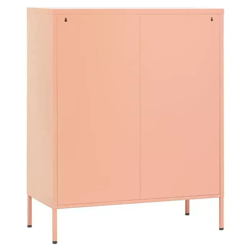 vidaXL Armoire de rangement Acier Jaune moutarde 80x35x101,5 cm