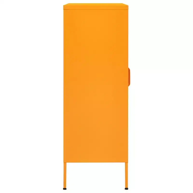 vidaXL Armoire de rangement Acier Jaune moutarde 80x35x101,5 cm