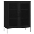 vidaXL Armoire de rangement Acier Jaune moutarde 80x35x101,5 cm