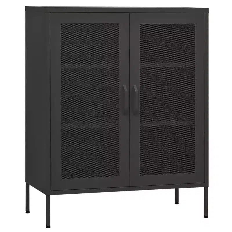 vidaXL Armoire de rangement Acier Jaune moutarde 80x35x101,5 cm