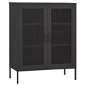 vidaXL Armoire de rangement Acier Jaune moutarde 80x35x101,5 cm
