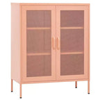 vidaXL Armoire de rangement Acier Jaune moutarde 80x35x101,5 cm