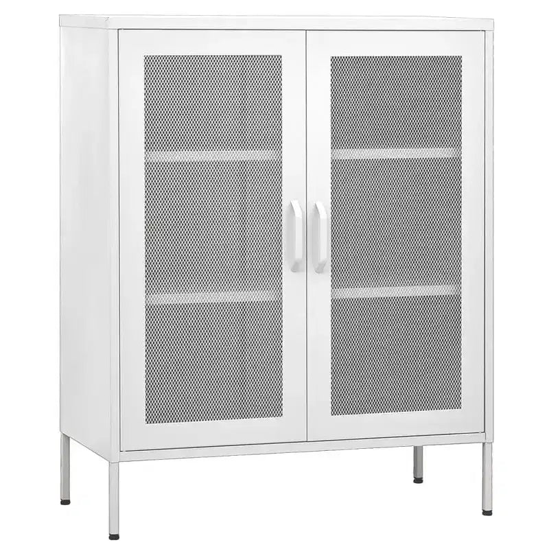 vidaXL Armoire de rangement Acier Jaune moutarde 80x35x101,5 cm