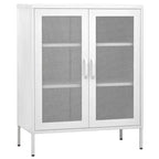 vidaXL Armoire de rangement Acier Jaune moutarde 80x35x101,5 cm