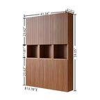 Meuble Haut Mural de Salle de Bain GDFStudio Houck 41 avec Finition Bois Moderne