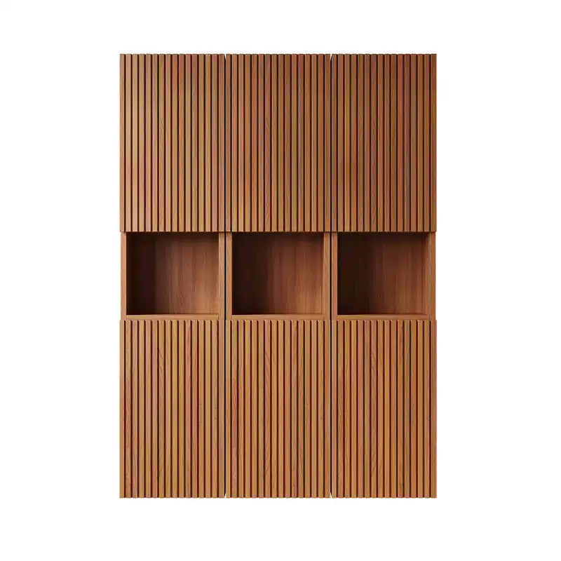 Meuble Haut Mural de Salle de Bain GDFStudio Houck 41 avec Finition Bois Moderne