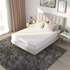 Matelas en mousse à mémoire de forme Okak Modern de 15 à 30 cm d'épaisseur avec housse en maille soyeuse, matelas certifié CertiPUR-US pour un sommeil confortable