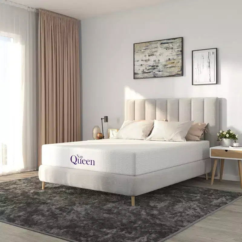 Matelas en mousse à mémoire de forme Okak Modern de 15 à 30 cm d'épaisseur avec housse en maille soyeuse, matelas certifié CertiPUR-US pour un sommeil confortable