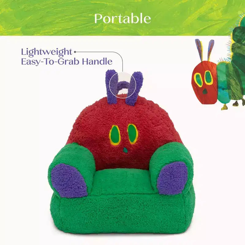 Le fauteuil douillet La chenille qui fait des trous