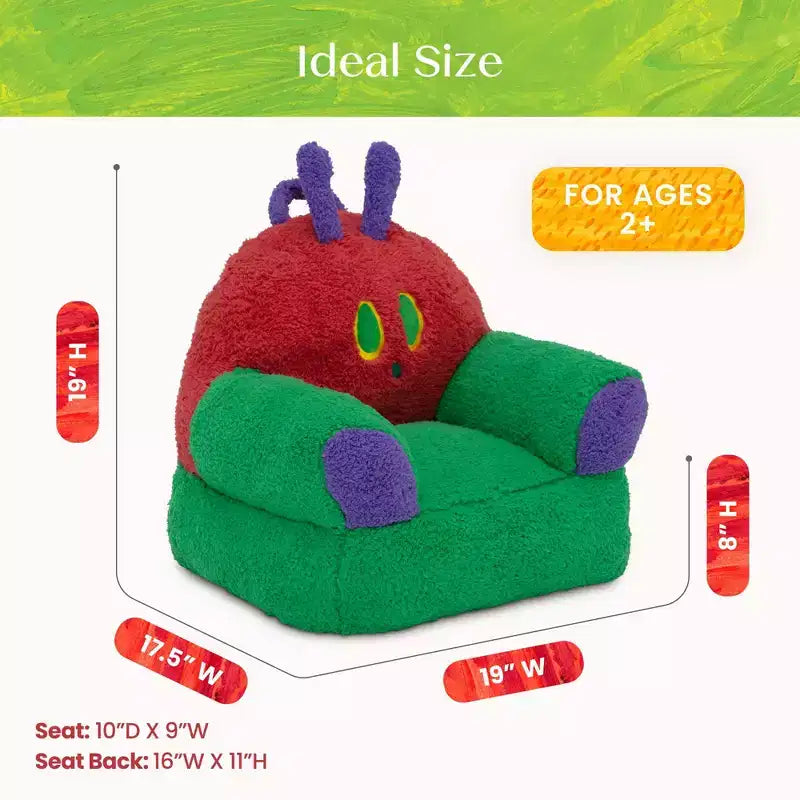 Le fauteuil douillet La chenille qui fait des trous
