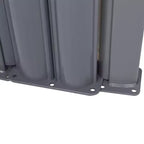 Costway 237x 63 H Brise-vue rétractable double enrouleur pour patio