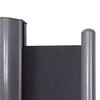 Costway 237x 63 H Brise-vue rétractable double enrouleur pour patio