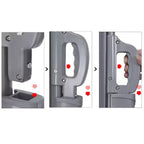 Costway 237x 63 H Brise-vue rétractable double enrouleur pour patio