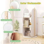 Costway Étagère à Livres Rotative pour Enfants avec 5 Niveaux Étagère d'Affichage Rotative à 360° pour Chambre d'Enfant