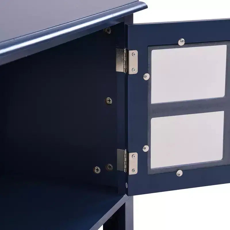 Meuble TV moderne avec portes et tiroirs pour téléviseur 60 pouces, table de centre de divertissement en bois avec étagères pour salon